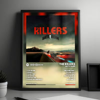 The Killers "Battle Born" Album Cover Poster - with Complete Tracklist