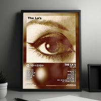 The La's "The La's" Album Cover Poster - with Complete Tracklist