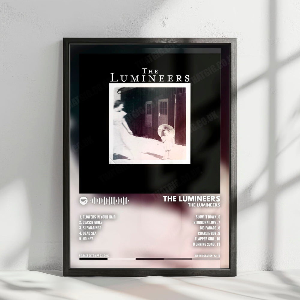 The Lumineers "The Lumineers" Album Cover Poster - with Complete Tracklist