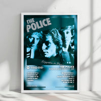 The Police "Reggatta de Blanc" Album Cover Poster - with Complete Tracklist
