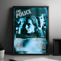 The Police "Reggatta de Blanc" Album Cover Poster - with Complete Tracklist