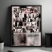 The Rolling Stones "Exile on Main St." Album Cover Poster - with Complete Tracklist