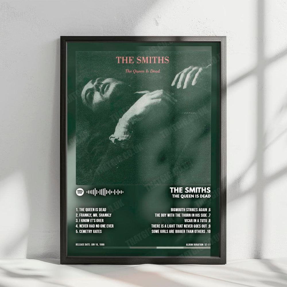 The Smiths "The Queen Is Dead" Album Cover Poster - with Complete Tracklist