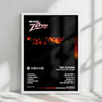 The Zutons "Who Killed...... The Zutons?" Album Cover Poster - with Complete Tracklist