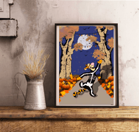 Tigger Halloween Print | A3 A4 A5 Spooky Disney Decor