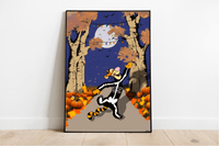 Tigger Halloween Print | A3 A4 A5 Spooky Disney Decor