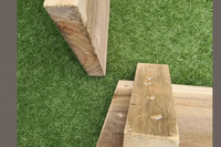 6x1 Timber Wooden Raised planter Beds choose from 3 hights
