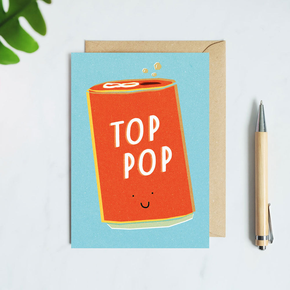 Top Pop Card for Father's Day or Birthday Celebrations