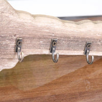 Torani Rustic Wooden Key Holder with Vintage Key Design