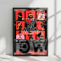 Tory Lanez "Love Me Now?" Album Cover Poster - with Complete Tracklist