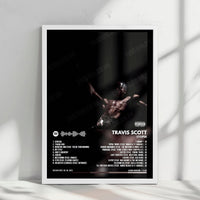 Travis Scott - Utopia Album Poster - with Complete Tracklist