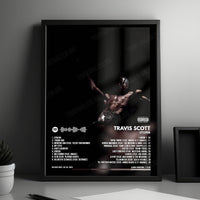 Travis Scott - Utopia Album Poster - with Complete Tracklist