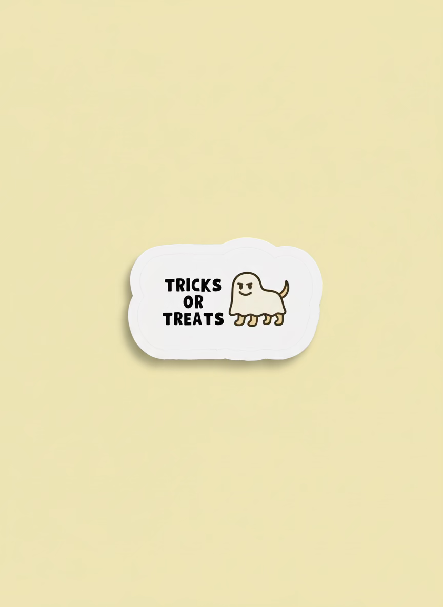 Trick or Treats Sticker | Not Made For This