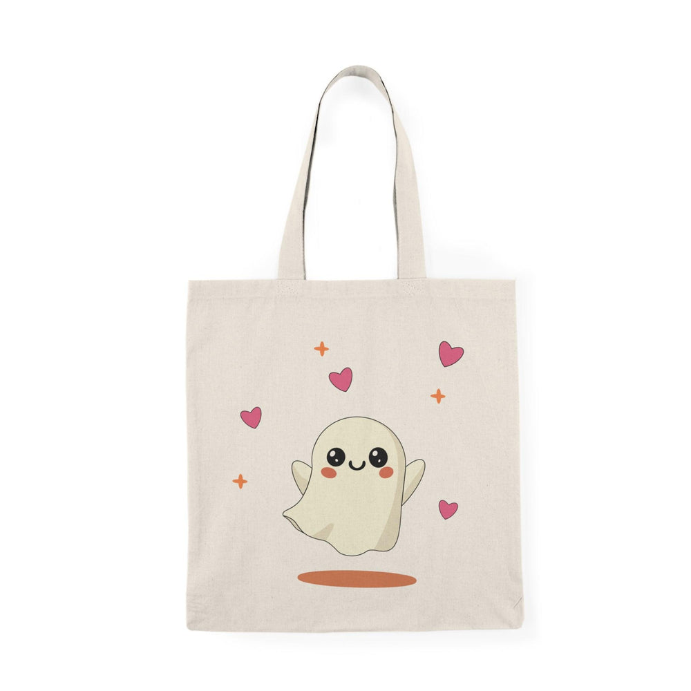 Ghost Cartoon Tote Bag – Cute Halloween Bag