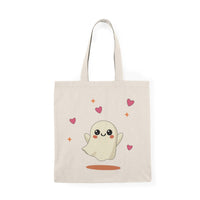 Ghost Cartoon Tote Bag – Cute Halloween Bag