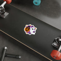 Halloween Ghost & Pumpkin Waterproof Sticker
