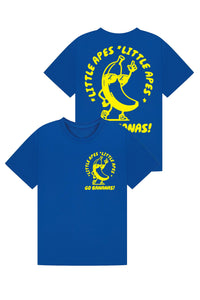 Little Apes Go Bananas Tee - Royal Blue