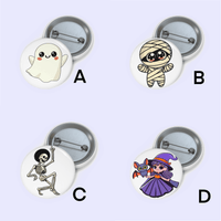 Spooky-Cute Halloween Pin Badge Bundle