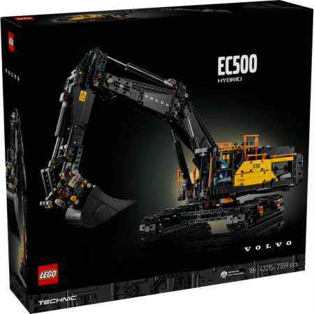 Lego Technic 42215 Volvo EC500 Hybrid Excavator for Adults Ages 18+