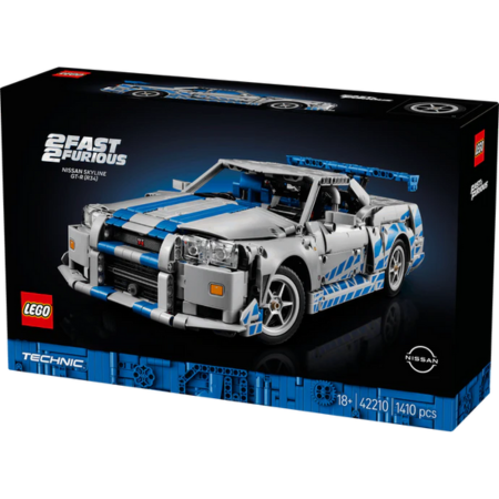 Lego Technic 42210 2 Fast 2 Furious Nissan Skyline GT-R (R34) Ages 18+