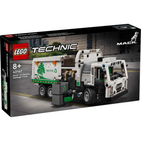 Lego Technic 42167 Mack Electric Garbage Truck Model for Ages 8 and Up