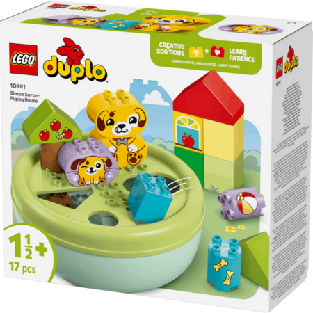Lego Duplo 10441 My First Shape Sorter: Puppy House for Ages 18M & Up