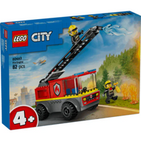 Lego City 60463 Fire Ladder Truck Buildable Playset for Ages 4 and Up