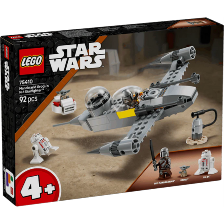 Lego Star Wars 75410 Mando and Grogu's N-1 Starfighter for Ages 4 & Up