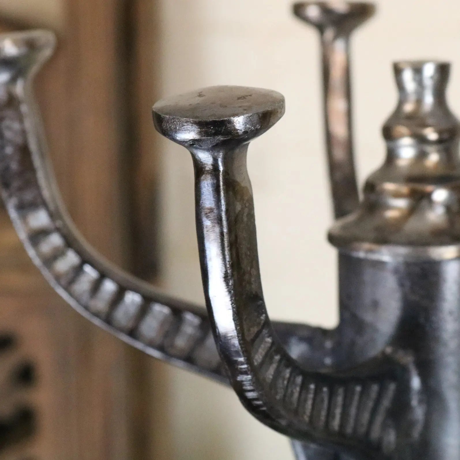 Ural Vintage Metal Coat Stand Gunmetal Colour