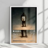 ¥$ "Vultures 2" Album Cover Poster - with Complete Tracklist