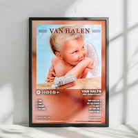 Van Halen "1984" Album Cover Poster - with Complete Tracklist