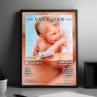 Van Halen "1984" Album Cover Poster - with Complete Tracklist
