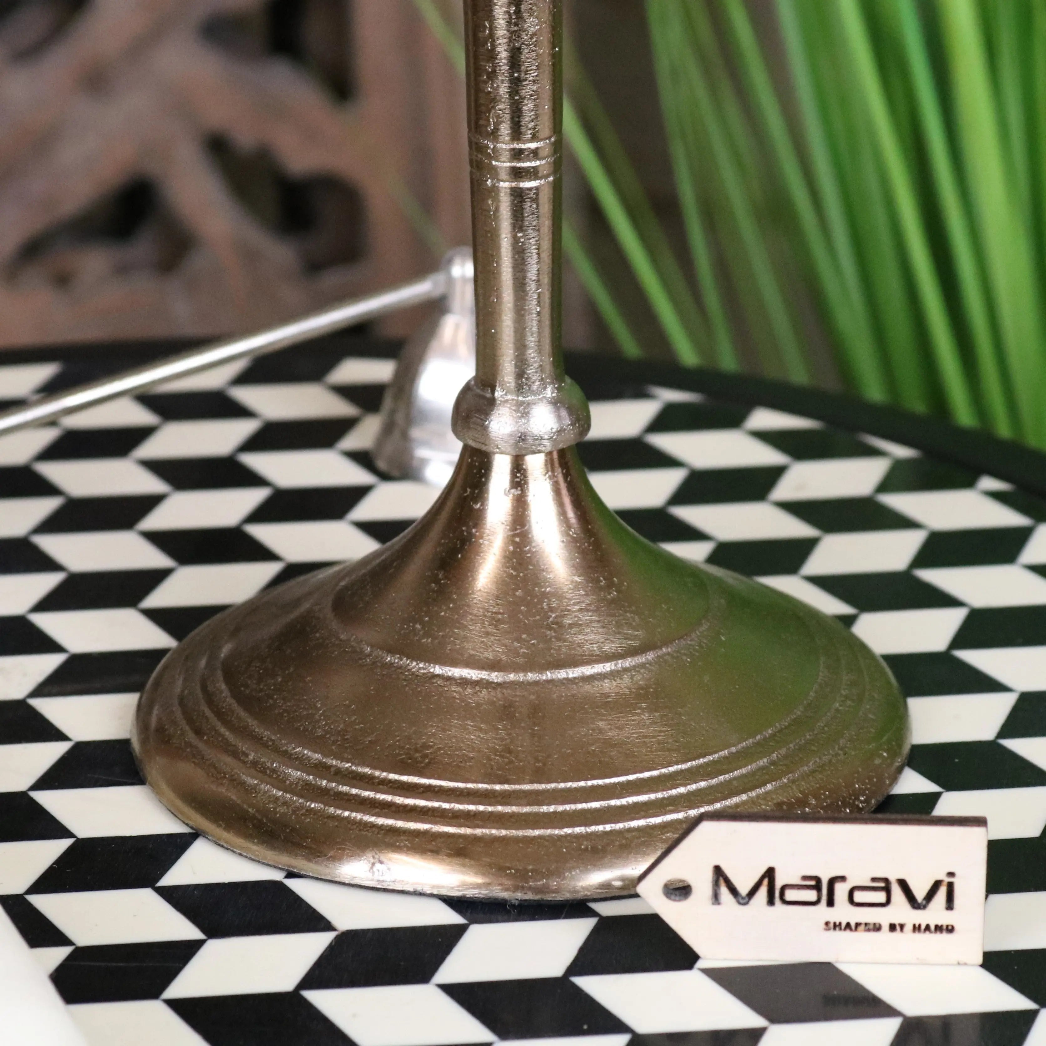 Veeha Candelabra Centerpiece 5 Candle Holder 40cm Champagne Gold