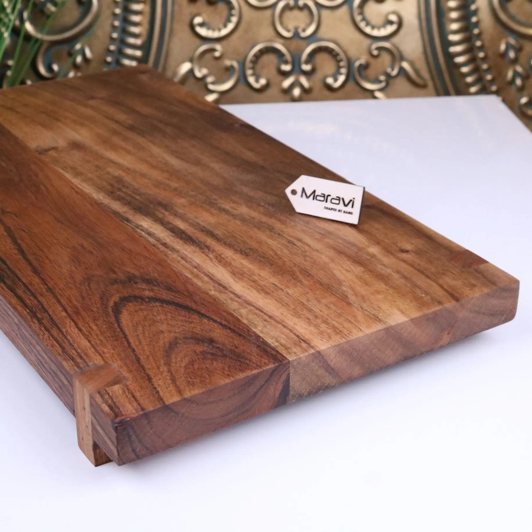 Velora Wooden Serving Board Acacia Wood 45cm