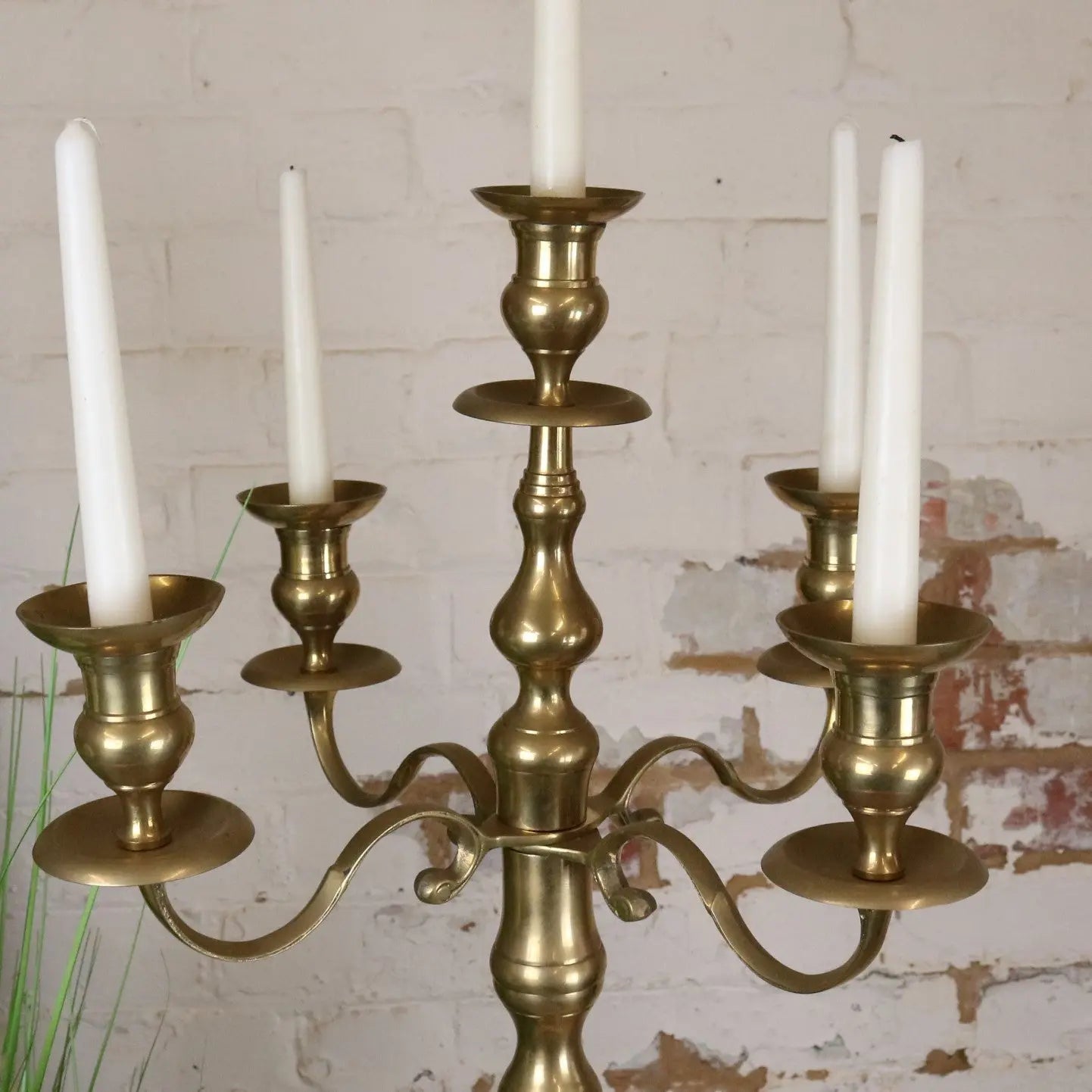 Vintage 100cm Brass Candelabra for Timeless Elegance