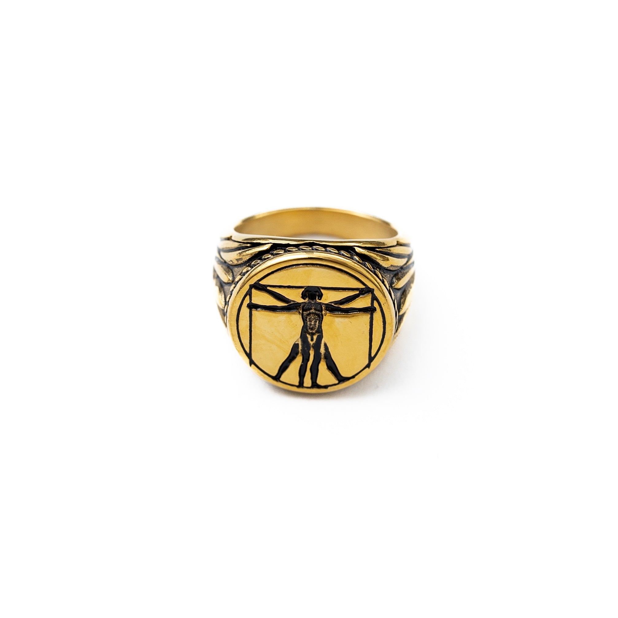 Vitruvian Signet Ring (Gold)