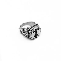 Vitruvian Signet Ring (Silver)