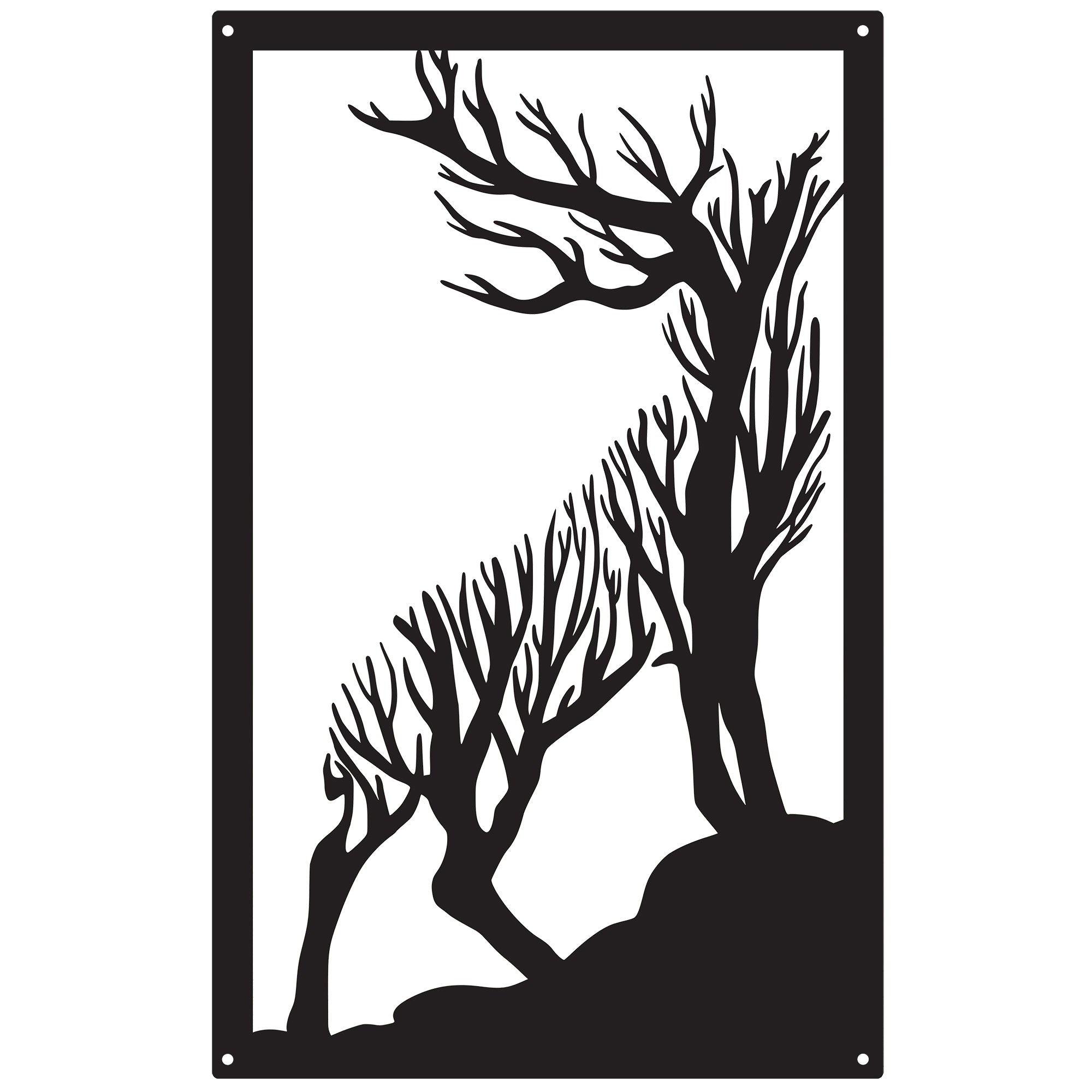 Roaring Stag, SunCatcher Wall Art Highland Stag Design