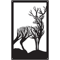 Turning Stag, SunCatcher Wall Art Highland Stag Design