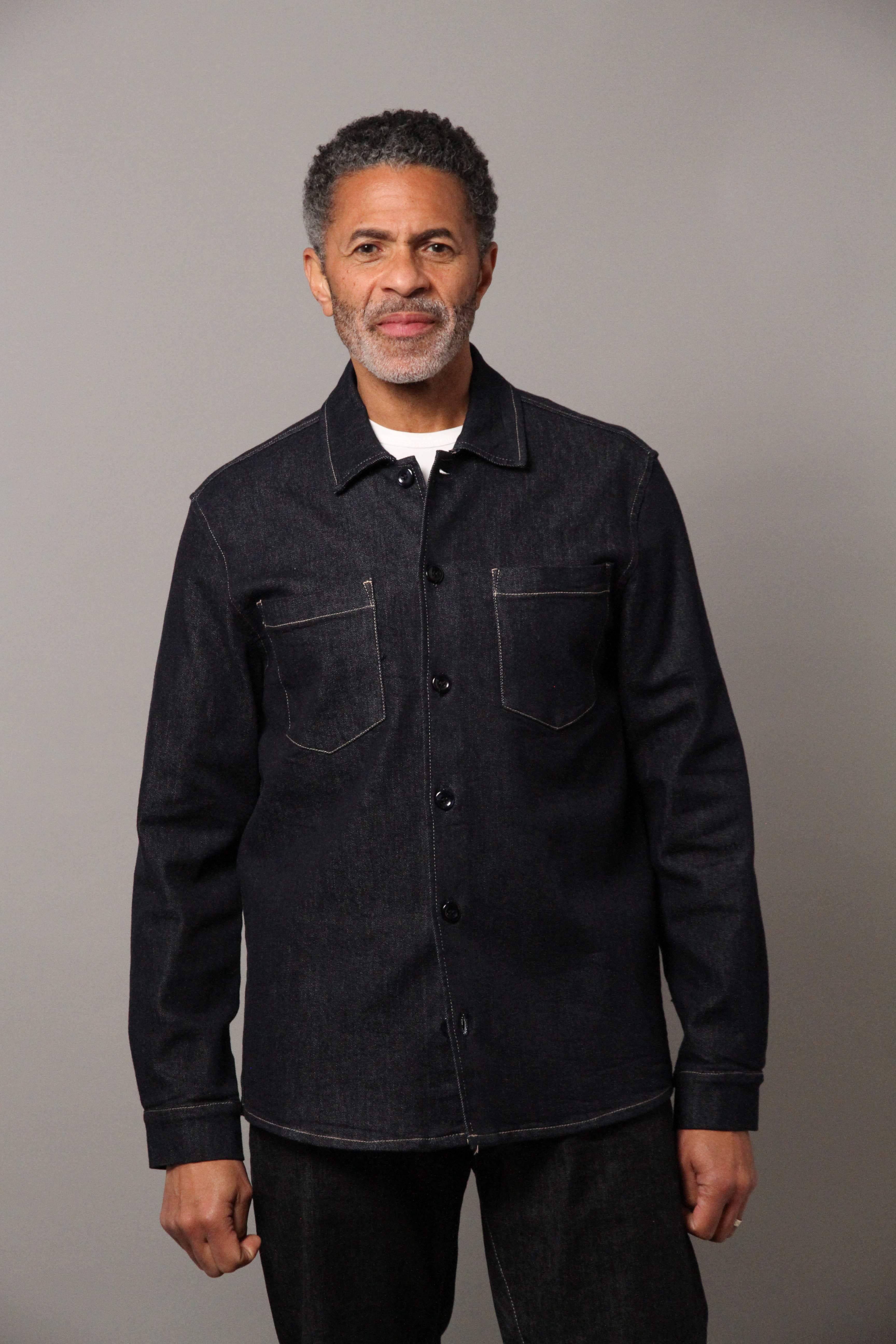 Bart Denim Button Overshirt - EverBlue