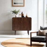 Franklin Dark Mango Wood 2 Door Sideboard