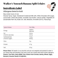 Walker's Nonsuch Banana Split Eclairs