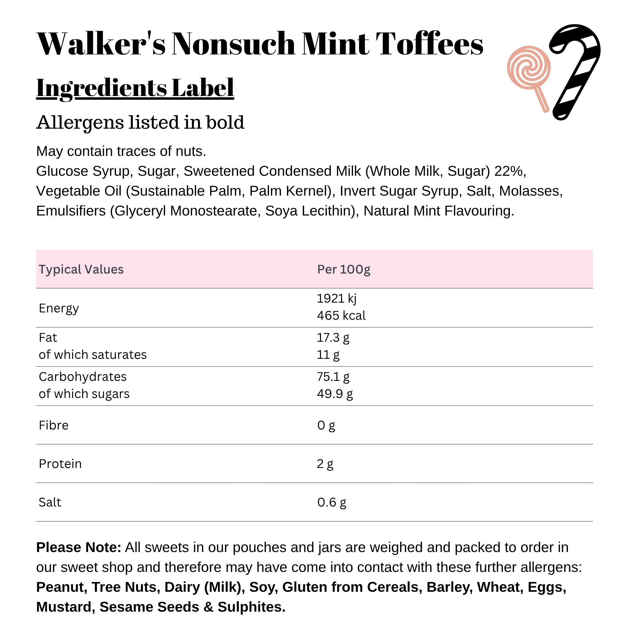Walker's Nonsuch Mint Toffees