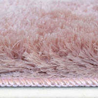 Soft Washable Pink Shaggy Rug | SA-07