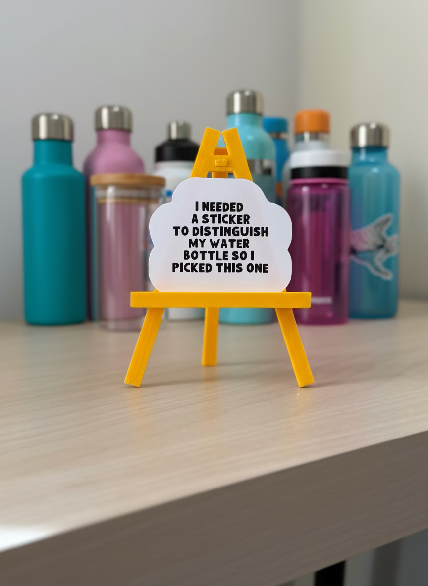 Water Bottle Sticker | Not Made For This