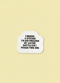 Water Bottle Sticker | Not Made For This
