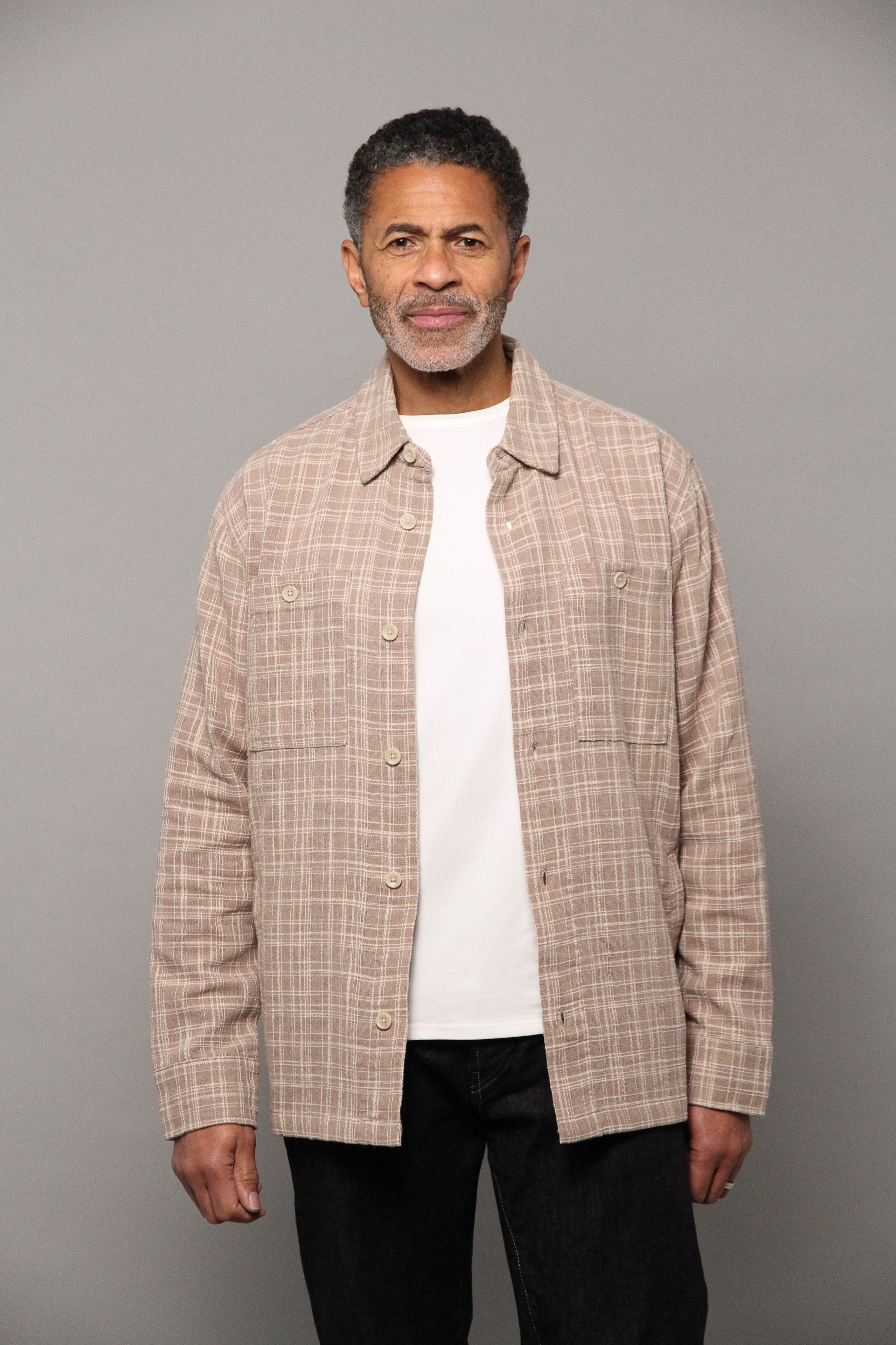 Seaton Overshirt - Stone Ecru