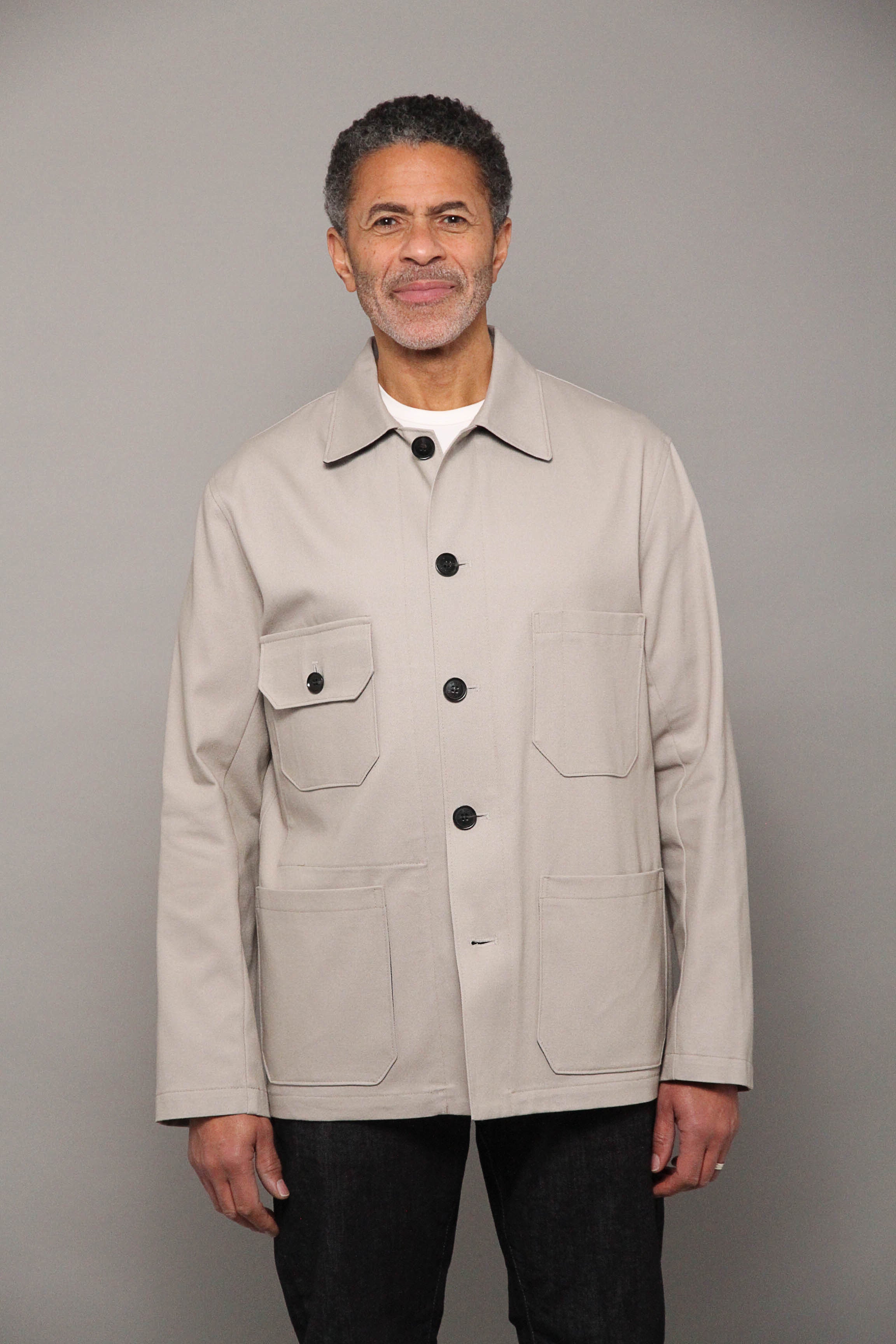 James Four Pocket Jacket - Showerproof Putty