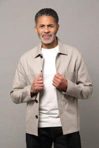 Marchant Unlined Shacket - Showerproof Putty