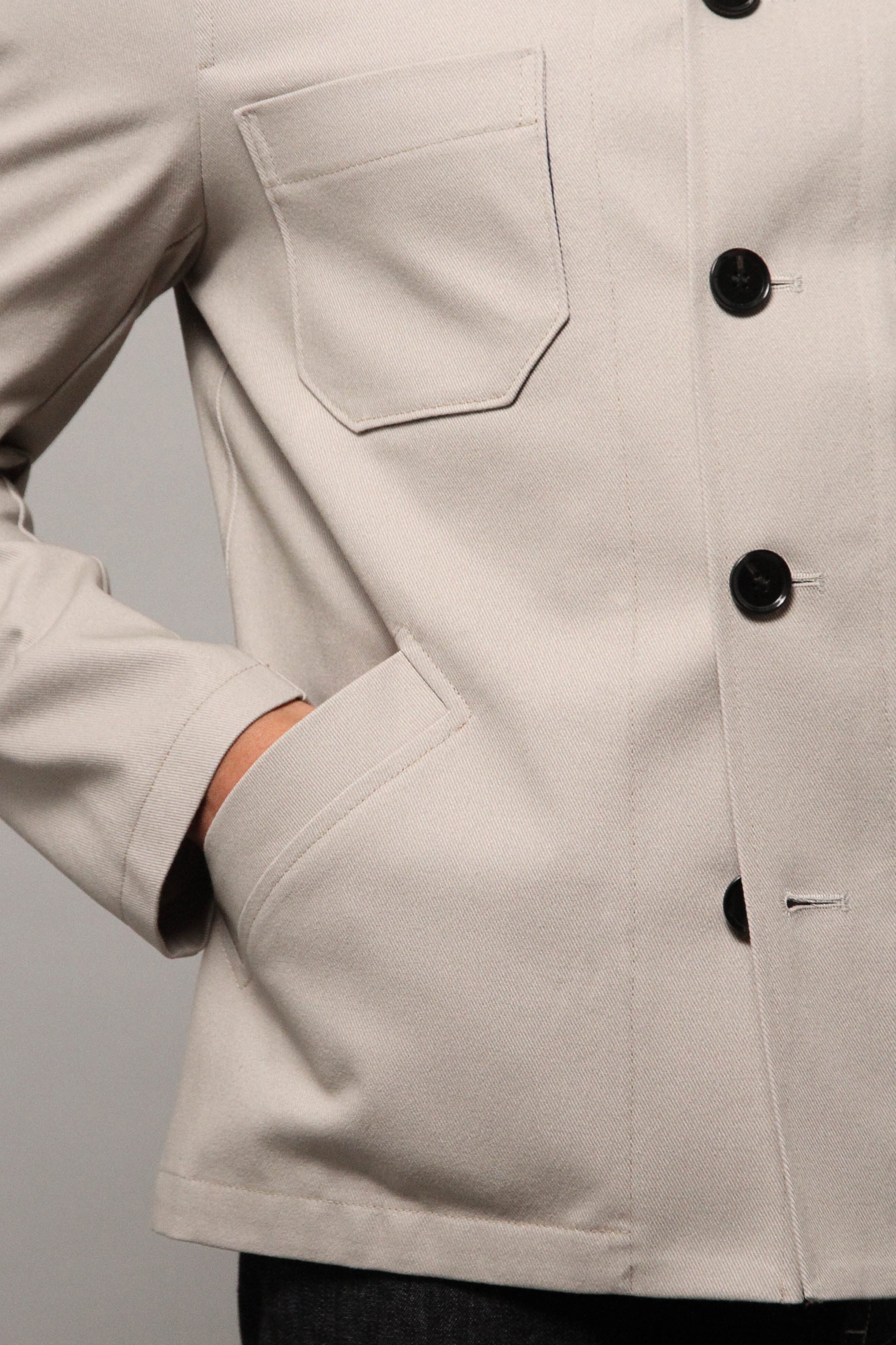 Marchant Unlined Shacket - Showerproof Putty